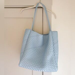 Anthropologie woven Hollace tote bag